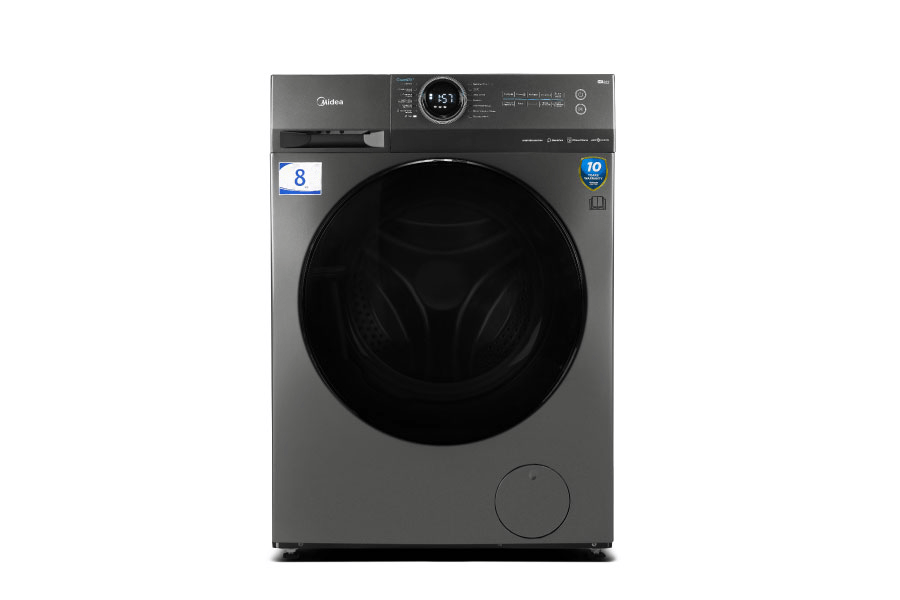 Midea Washing Machine Midea 8kg Titanium Front Loader Washing Machine MF200W80WB-T
