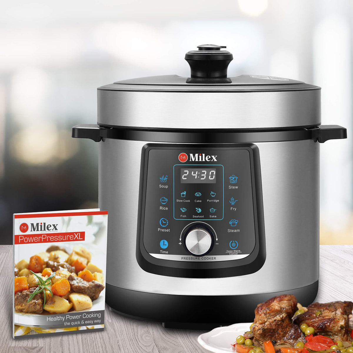 MILEX AIR FRYER Milex 6L Digital Power Pressure Cooker MPP0030 (6544951509081)