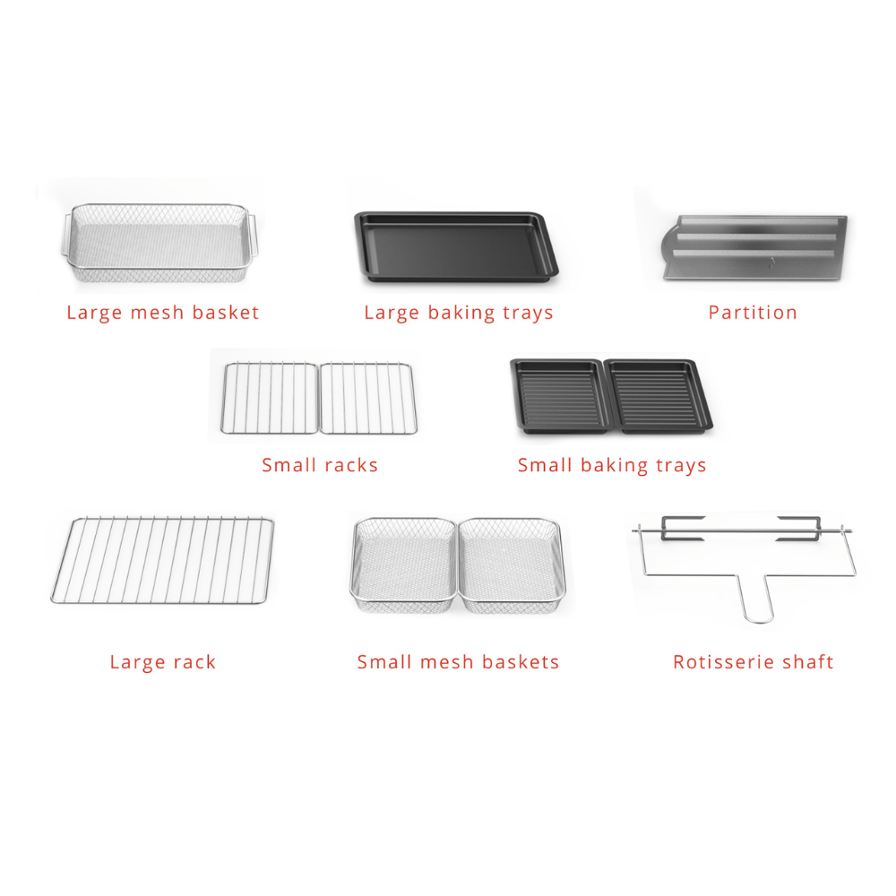 MILEX AIR FRYER Milex Deluxe Rotisserie Air Fryer 24L MFO001 (7308739248217)