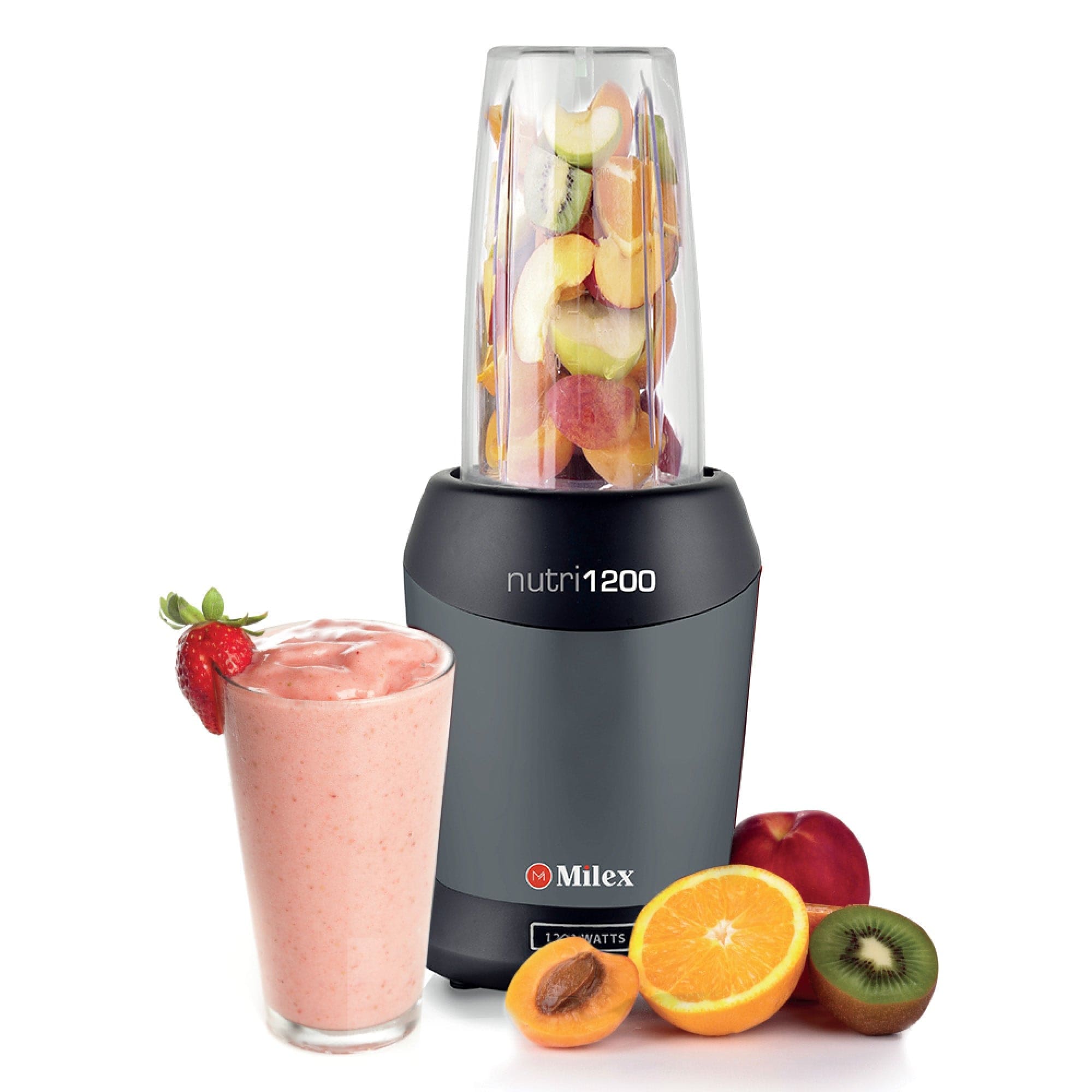 MILEX blender Milex Nutri1200 8-in-1 Nutritional Blender Grey MNM003GR (7664351477849)