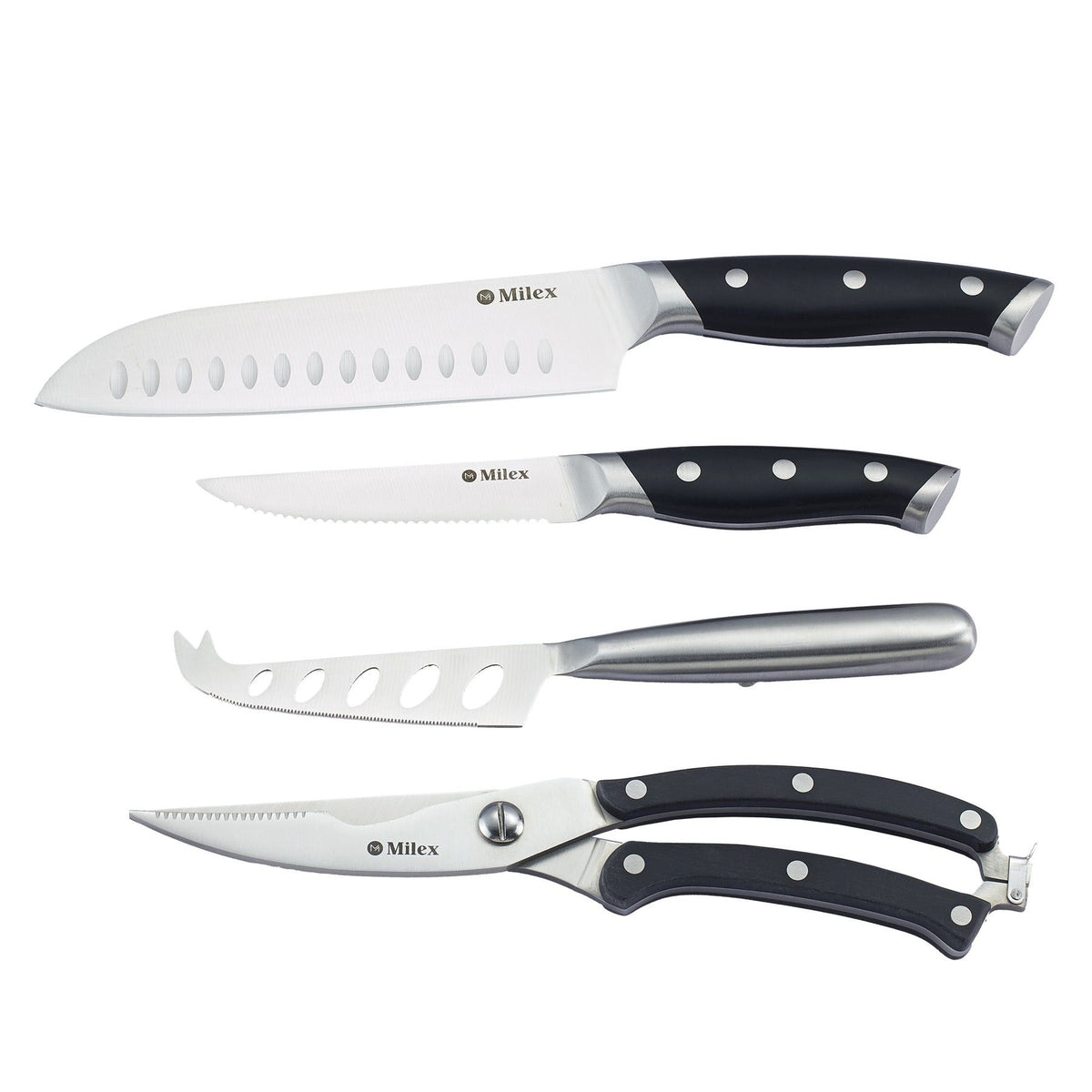 MILEX Knife Milex 15 Piece Knife Block Set MK-KNI01