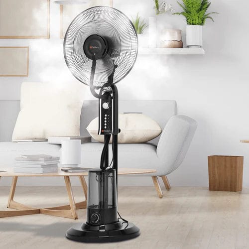 MILEX MIST FAN Milex 40cm Black XL Misting Fan MMF001 (7409316888665)