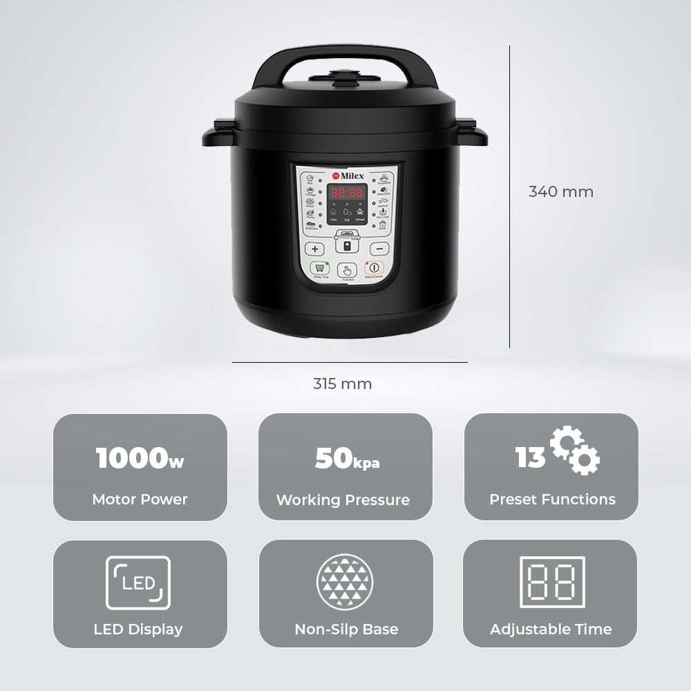 MILEX Pressure Cooker Milex Digital Power Pressure Cooker MPP0031
