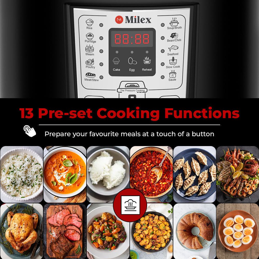 MILEX Pressure Cooker Milex Digital Power Pressure Cooker MPP0031