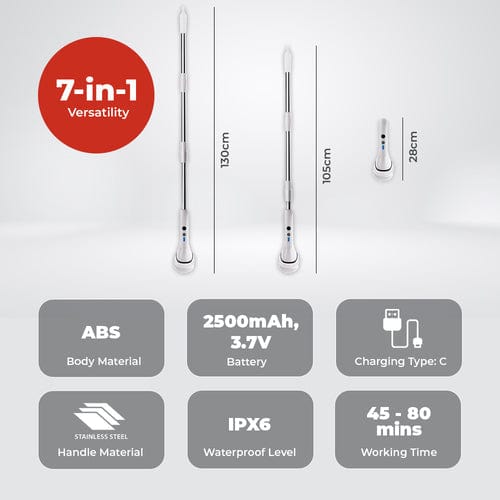 MILEX Vacuum Cleaner Milex Mighty Scrub 7-in-1 MMS101