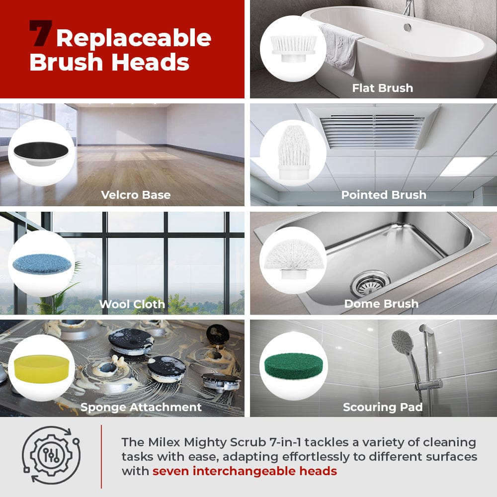 MILEX Vacuum Cleaner Milex Mighty Scrub 7-in-1 MMS101