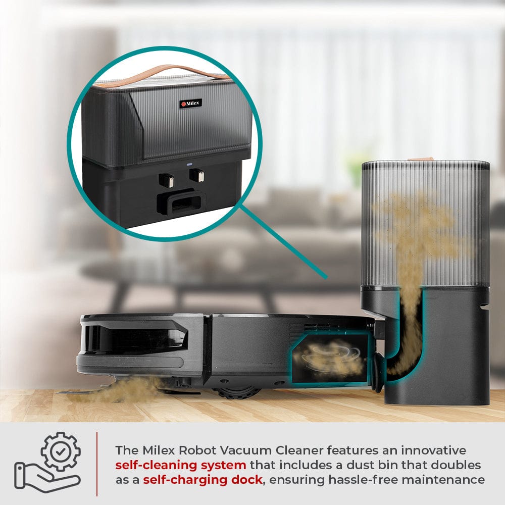 MILEX Vacuum Cleaner Milex Robot Vacuum Cleaner Kit MRV004