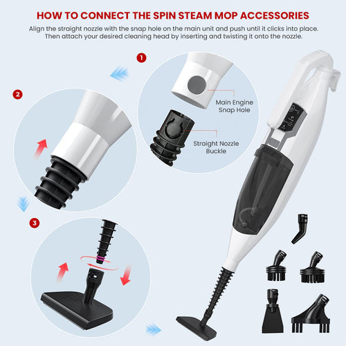 MILEX Vacuum Cleaner Milex Spin Steam Mop MSM100