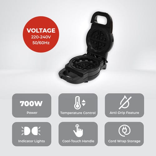 MILEX Waffle Maker Milex Gourmet Waffle Maker MWM003