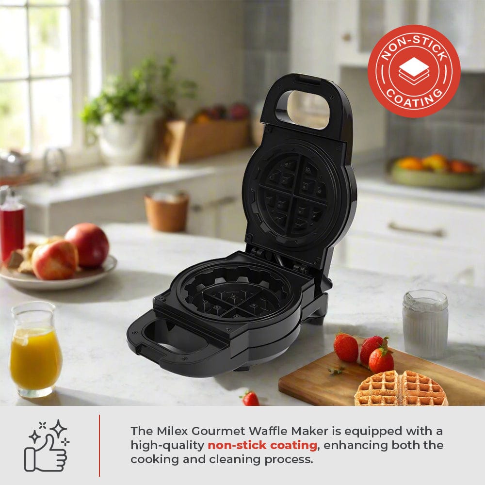 MILEX Waffle Maker Milex Gourmet Waffle Maker MWM003