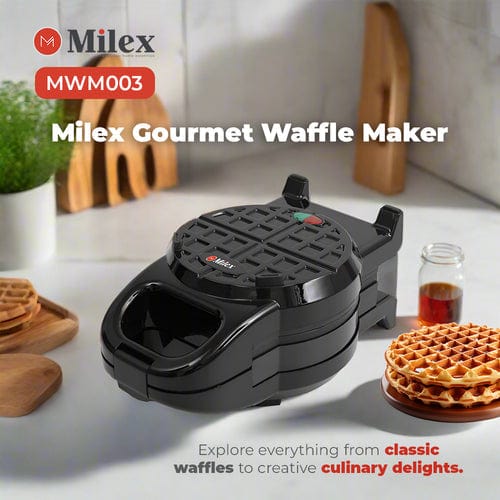 MILEX Waffle Maker Milex Gourmet Waffle Maker MWM003