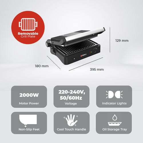 MILEX Waffle Maker Milex Multi Master Grill MGR100