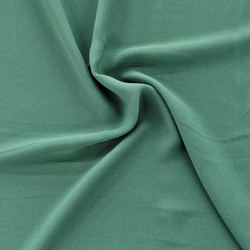 MILK GEORGETTE Dress Fabrics Aqua Green Milk Georgette 150CM