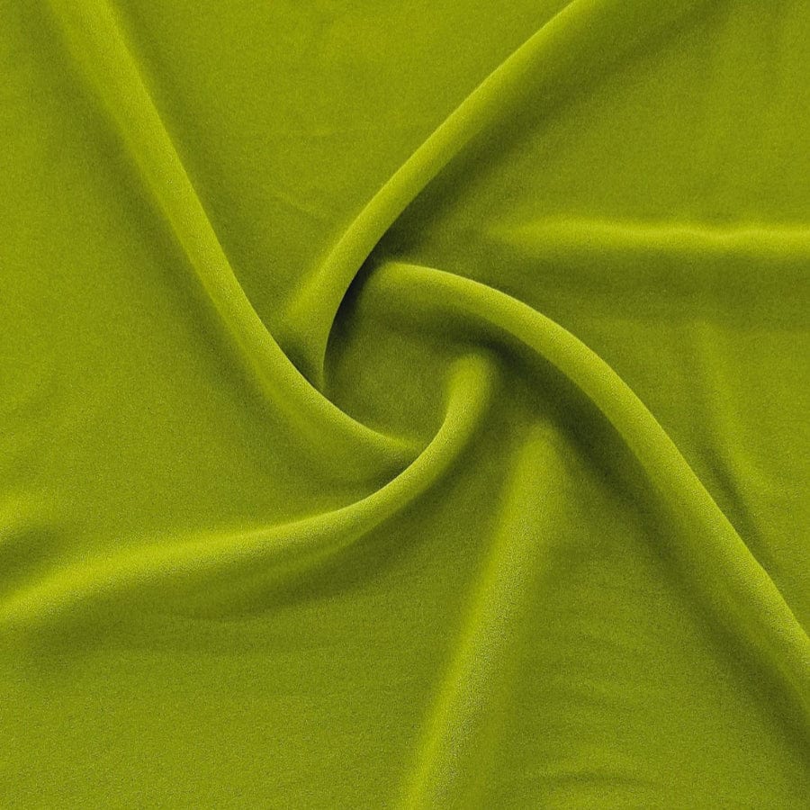 MILK GEORGETTE Dress Fabrics Lime Milk Georgette 150CM