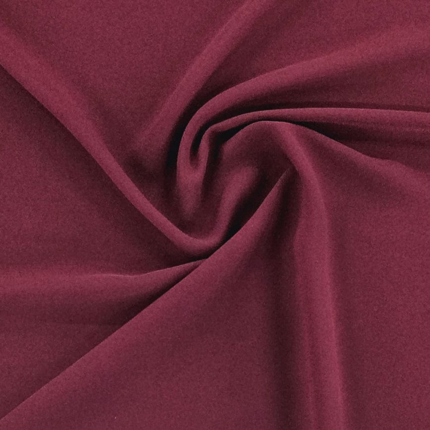MILK GEORGETTE Dress Fabrics Ruby Wine Milk Georgette 150CM