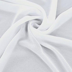 MILK GEORGETTE Dress Fabrics White Milk Georgette 150CM (7884708839513)