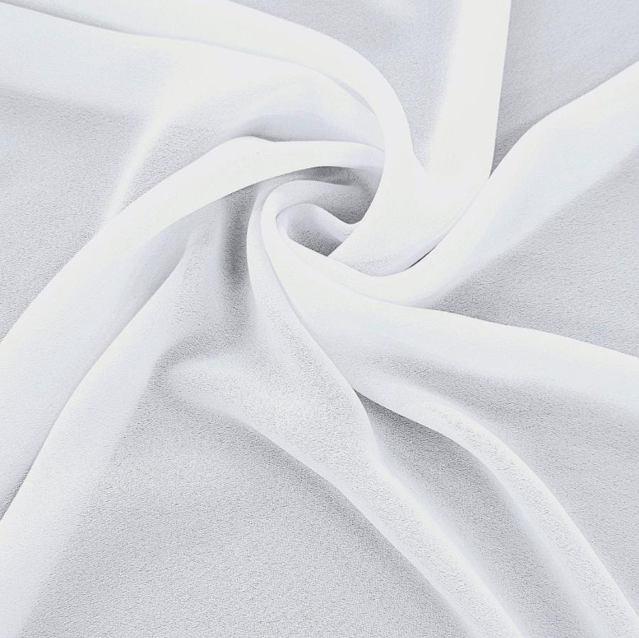 MILK GEORGETTE Dress Fabrics White Milk Georgette 150CM (7884708839513)