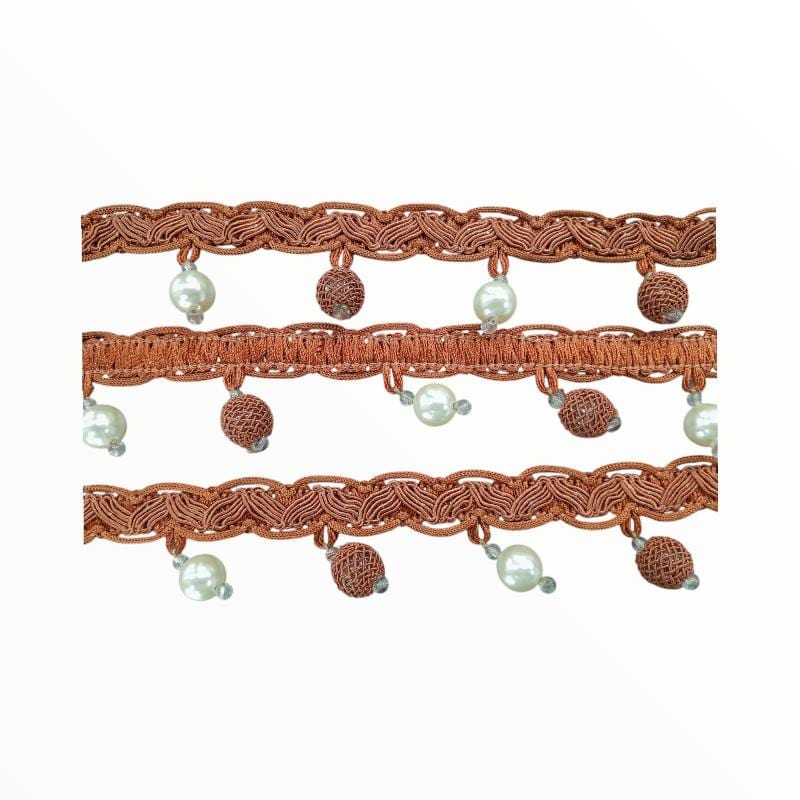 mishi k textiles Fringe Rust 10 Curtain Fringe 8 Collection 5 mm (7818253631577)