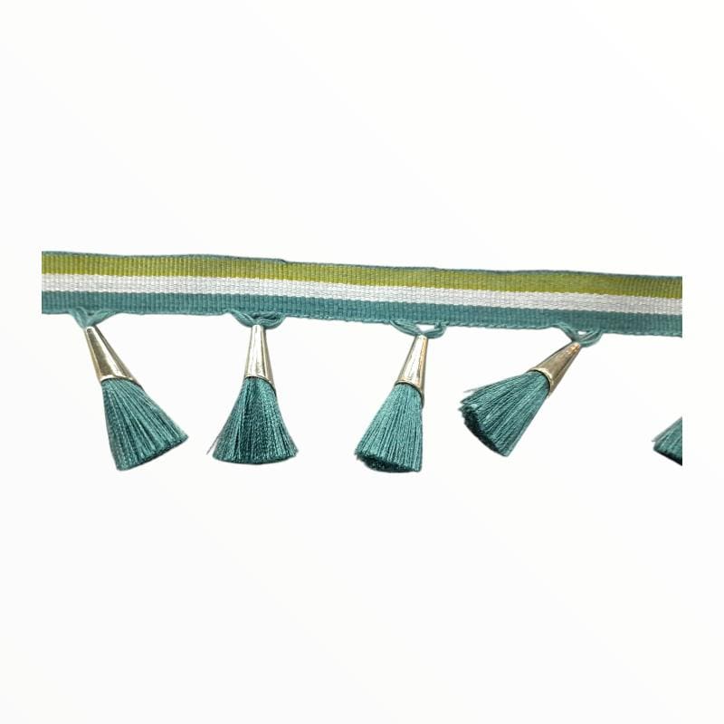 Mishi K Textiles fringe Teal 6 Curtain Fringe 7 Collection 7 mm (7818227056729)