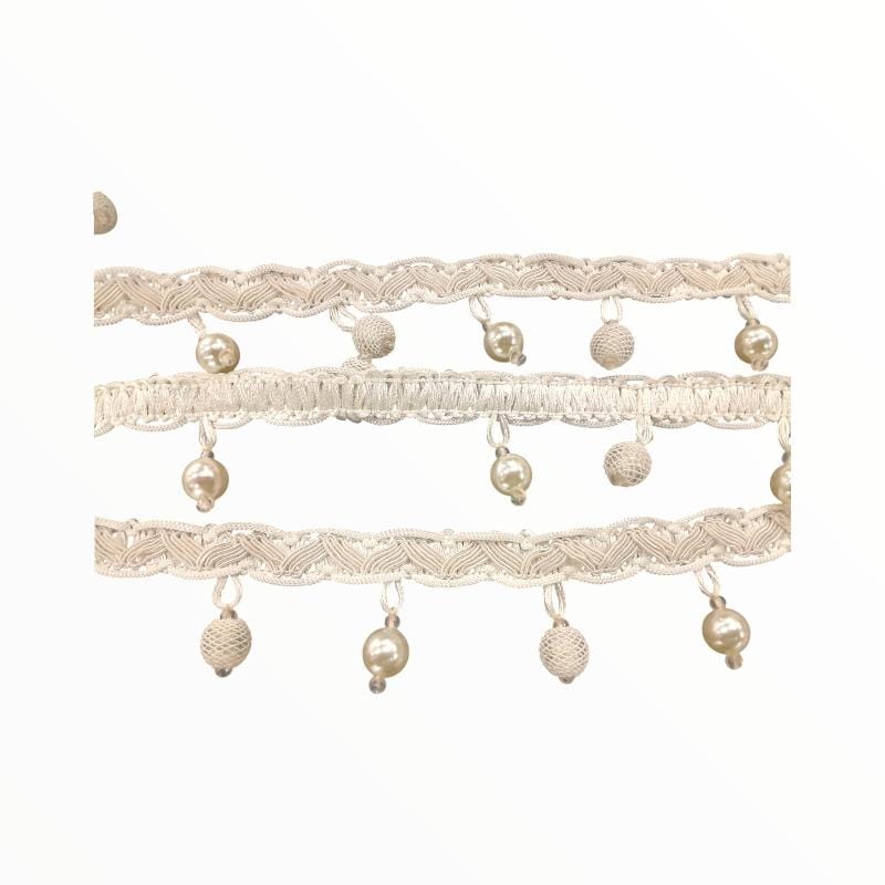 mishi k textiles Fringe White 5 Curtain Fringe 8 Collection 5 mm (7818253631577)