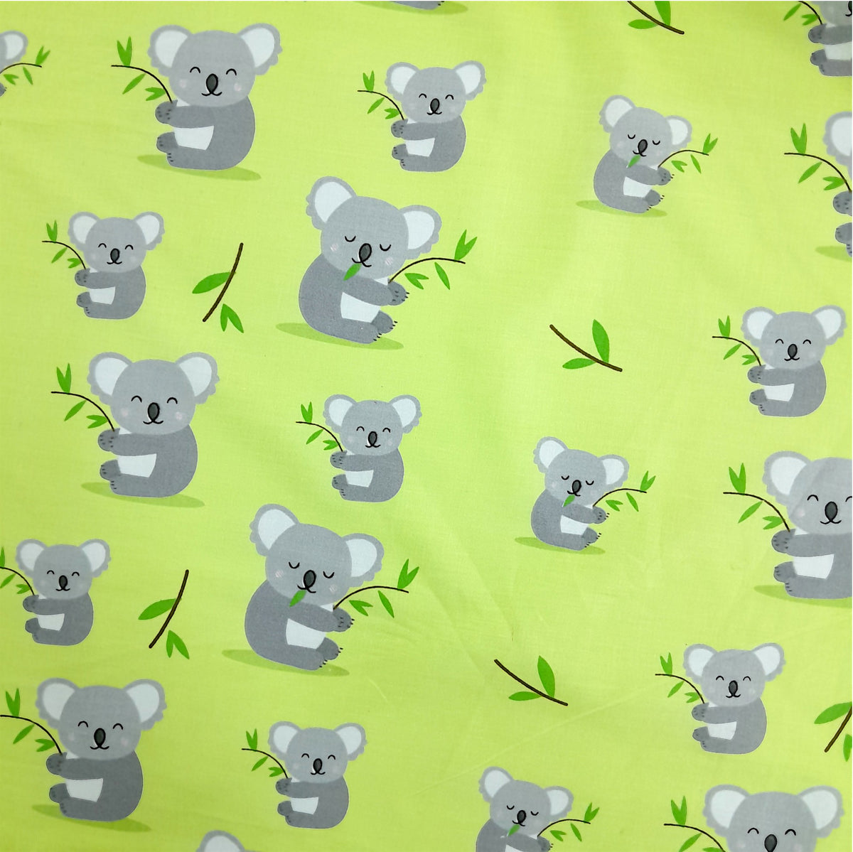 mishi k textiles Kids Fabrics 100% PTD Cotton Sheeting Koala Des 9. 140 cm