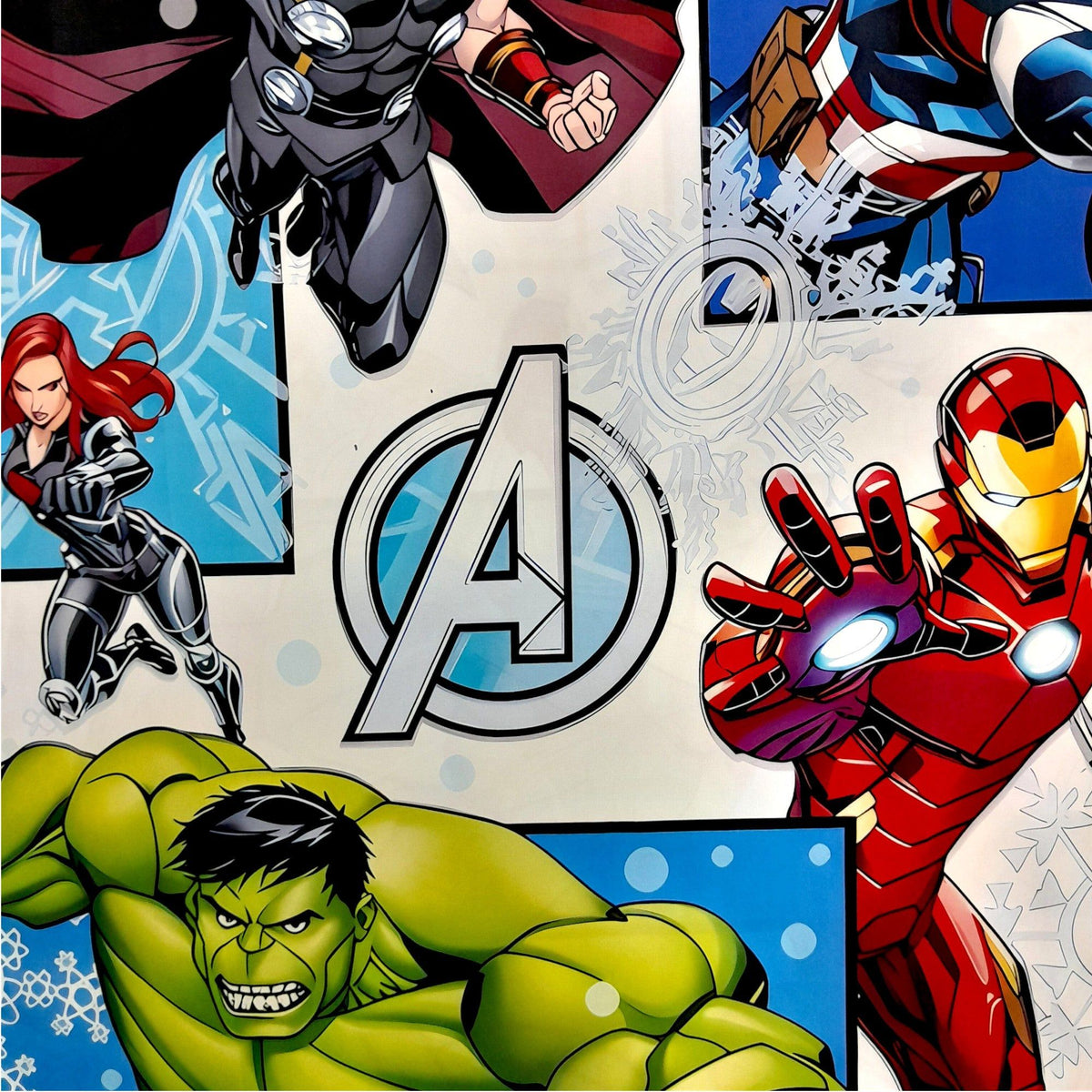 mishi k textiles Printed Fabric Printed Polyester Marvel Super Heroes 240 cm