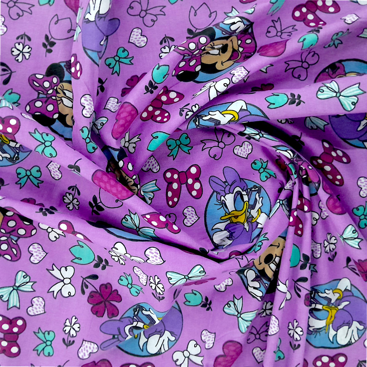 Mishi Textiles Kids Fabrics PTD Poly Cotton Mouse & Duck Sheeting 240 cm