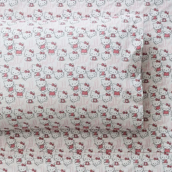 Mishi Textiles Sheeting Fabrics 100% Printed Cotton Sheeting Fabric Hello Kitty 235 cm