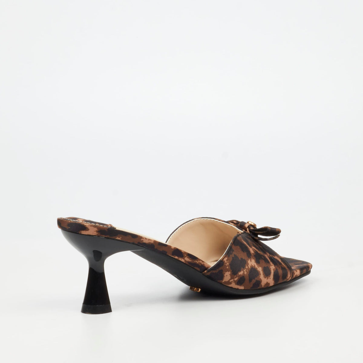 Miss Black Heels Miss Black Ladies Eldora 1 Sandals-Leopard