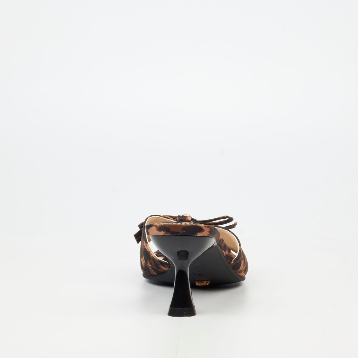 Miss Black Heels Miss Black Ladies Eldora 1 Sandals-Leopard
