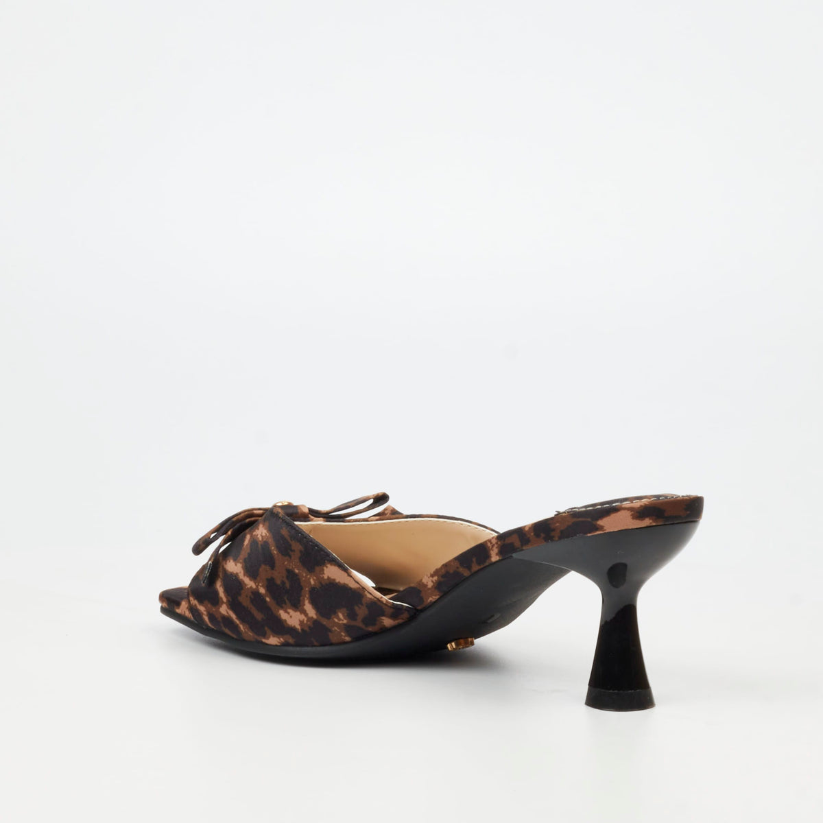 Miss Black Heels Miss Black Ladies Eldora 1 Sandals-Leopard