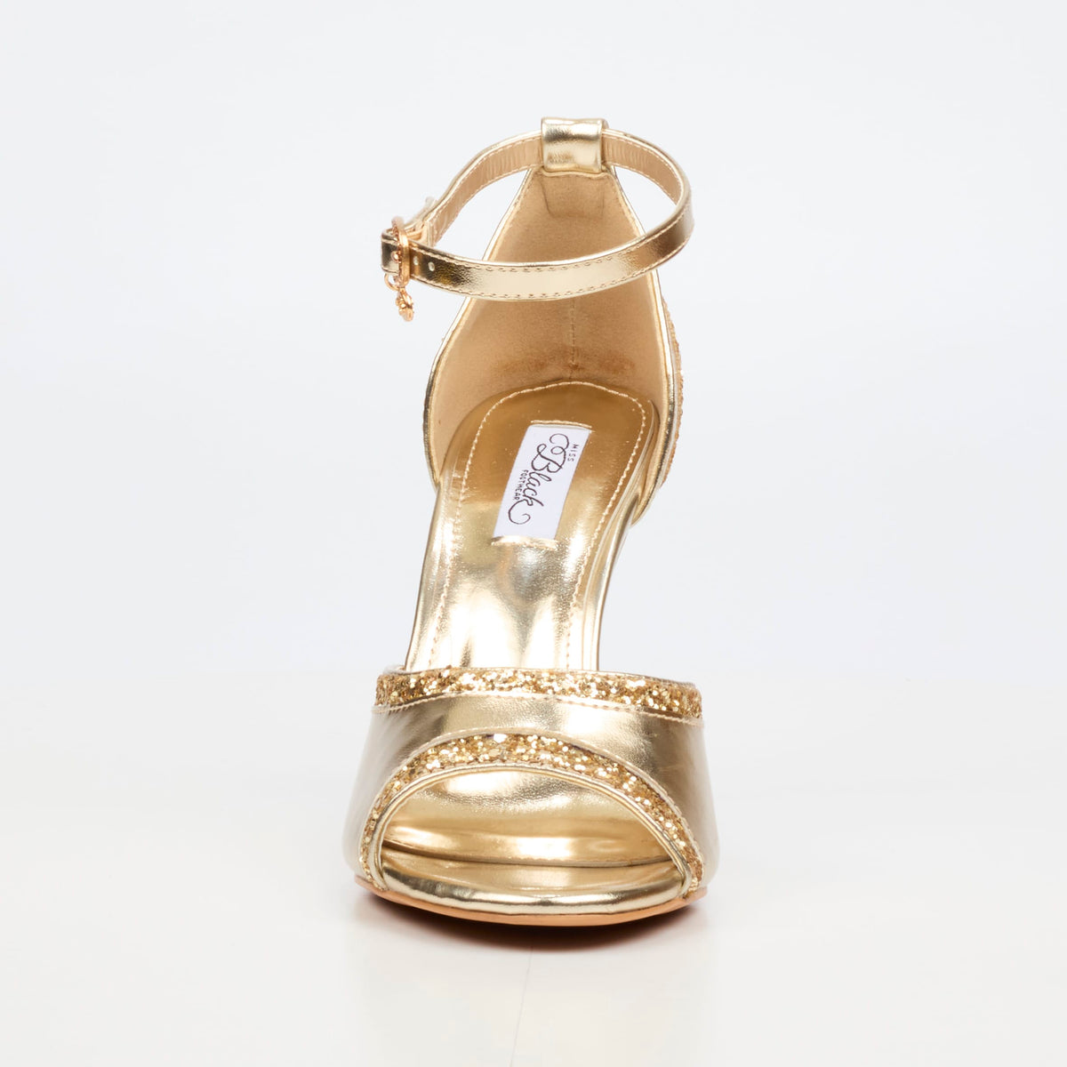 Miss Black Heels Miss Black Ladies Jazz 42 Heels-Gold