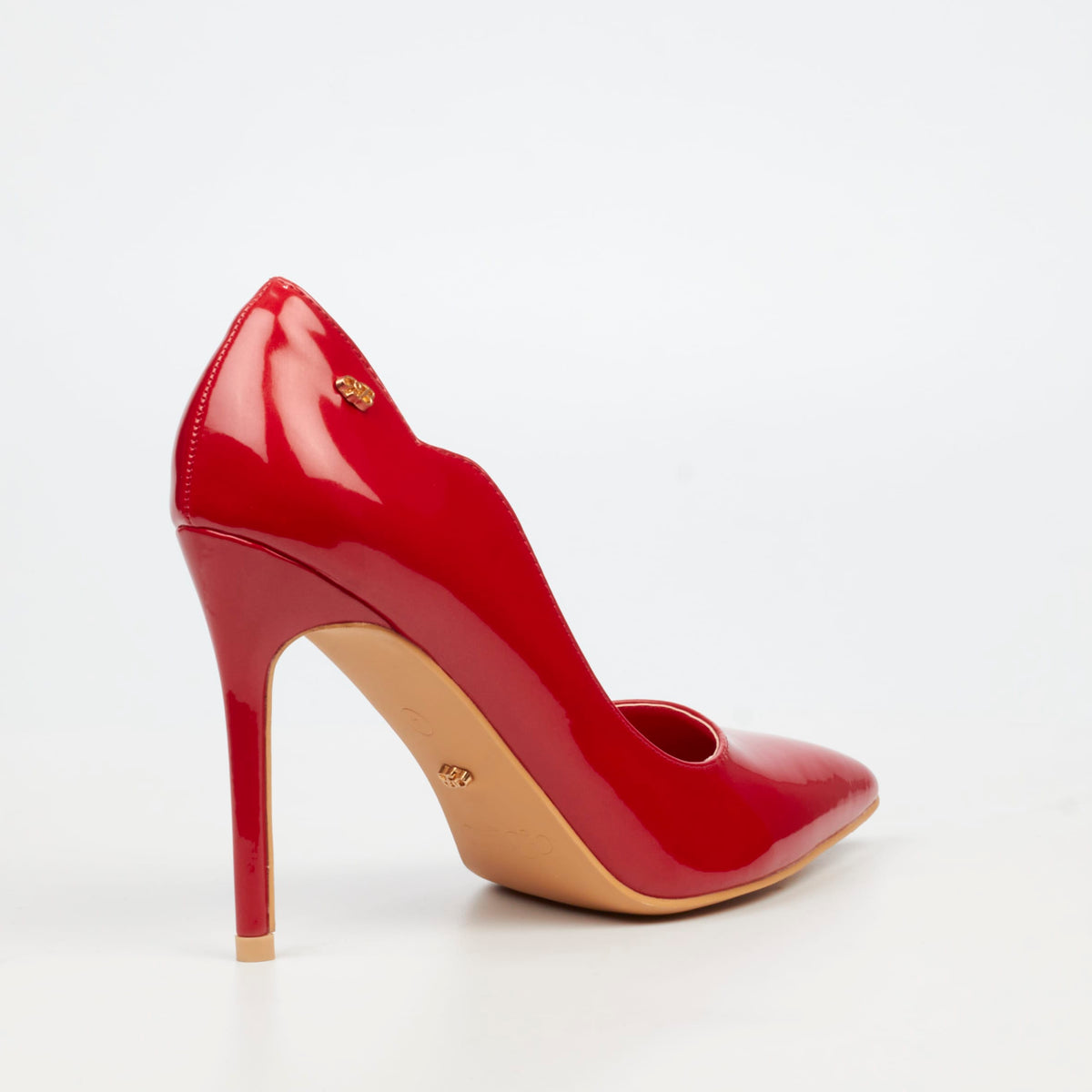 Miss Black Heels Miss Black Ladies Lola 1 Heels-Red