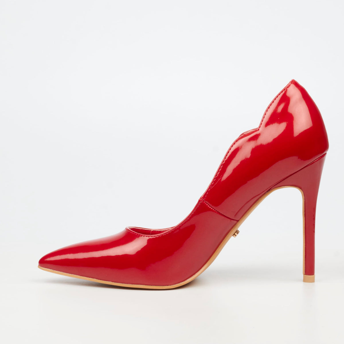 Miss Black Heels Miss Black Ladies Lola 1 Heels-Red
