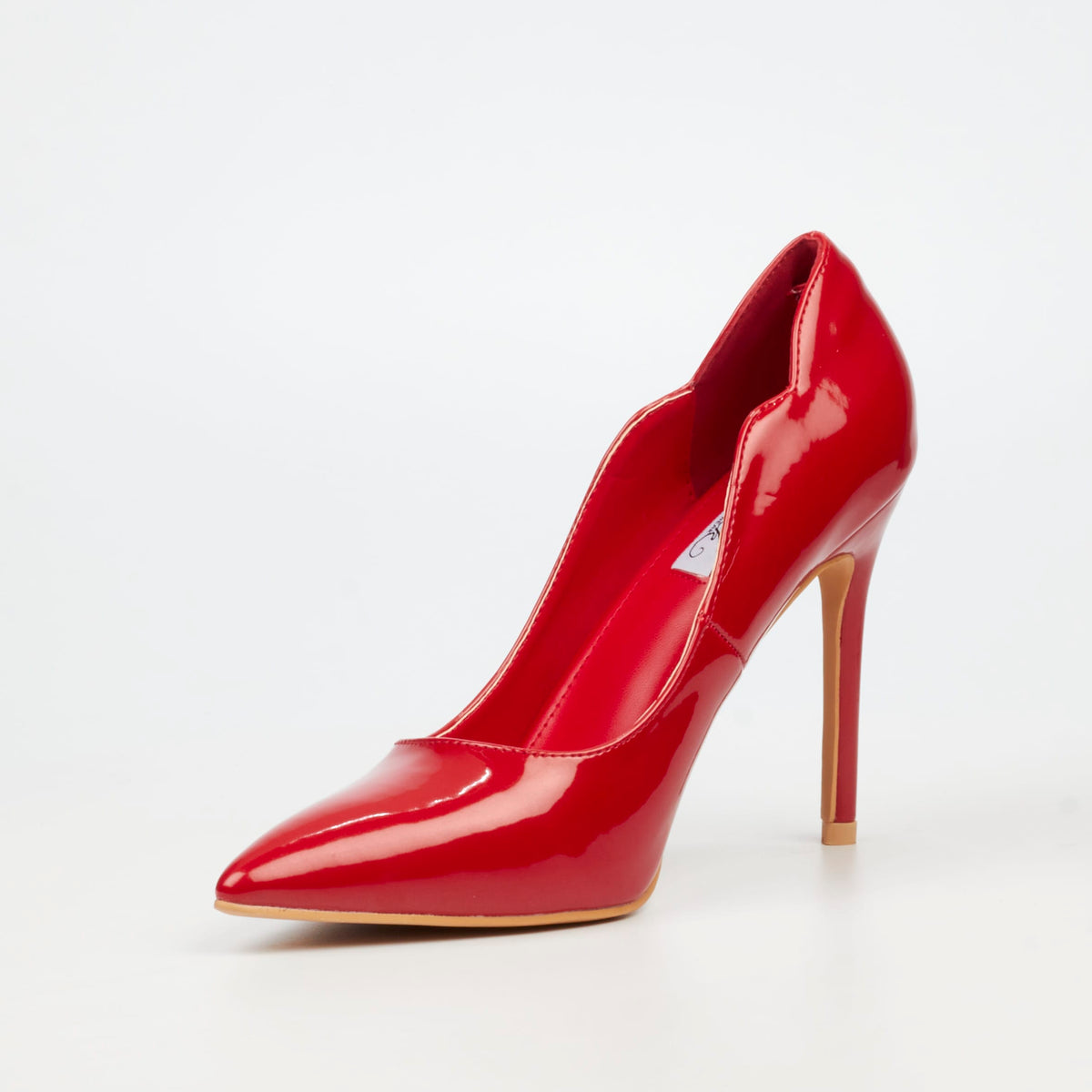 Miss Black Heels Miss Black Ladies Lola 1 Heels-Red