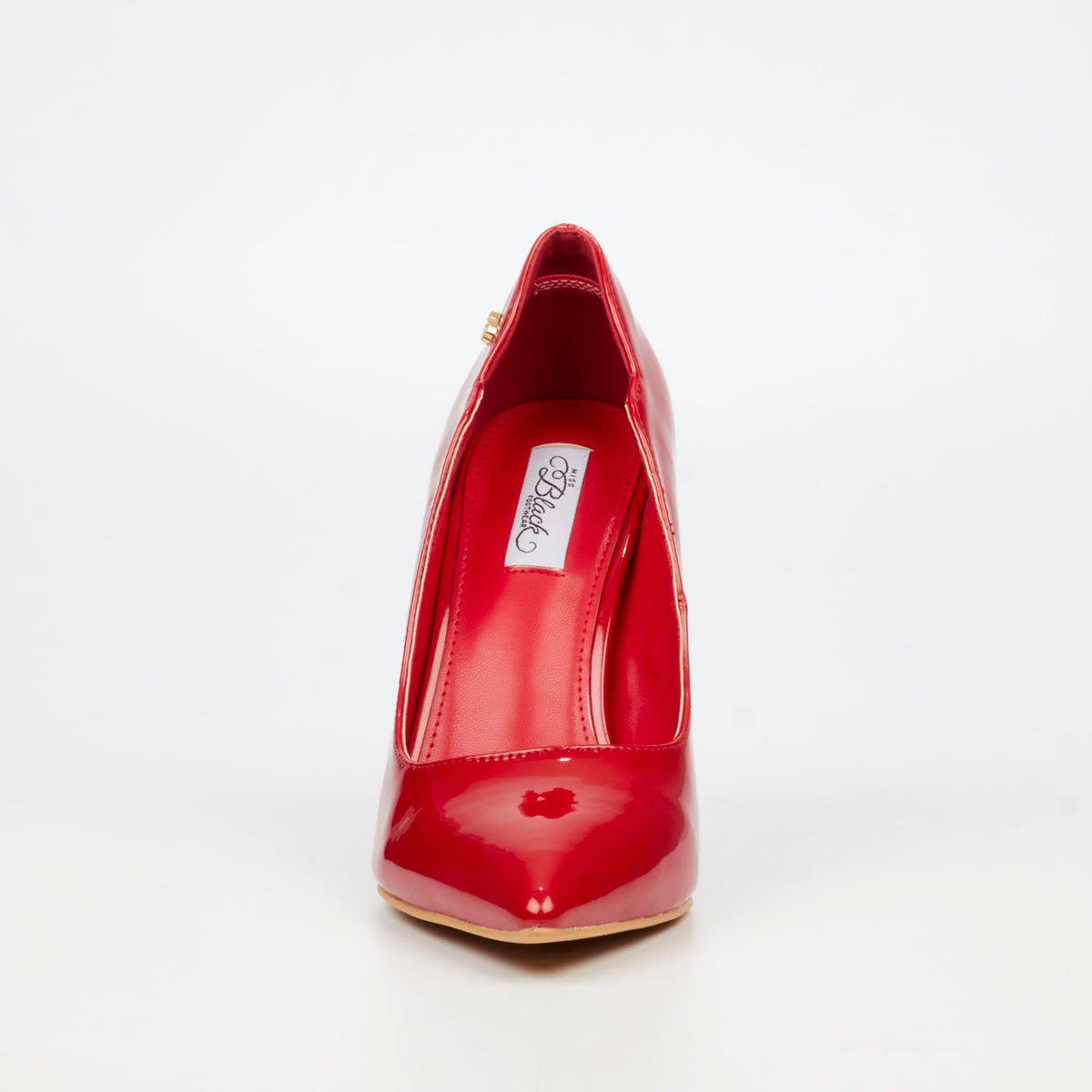 Miss Black Heels Miss Black Ladies Lola 1 Heels-Red
