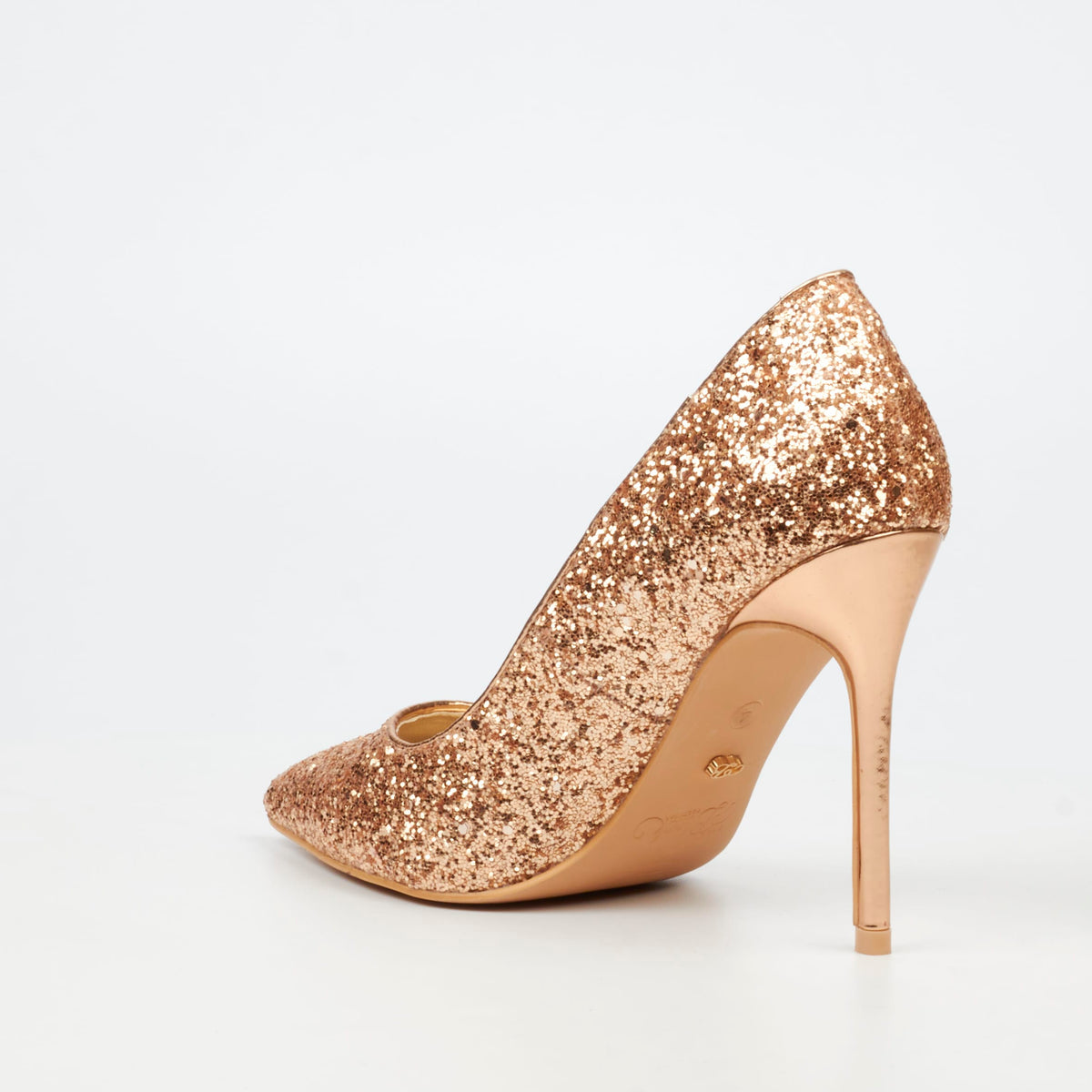 Miss Black Heels Miss Black Ladies Lola 70 Heels -Rose Gold