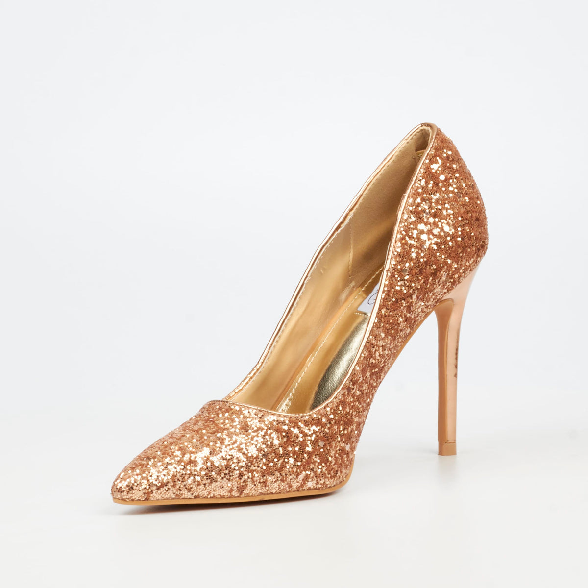 Miss Black Heels Miss Black Ladies Lola 70 Heels -Rose Gold