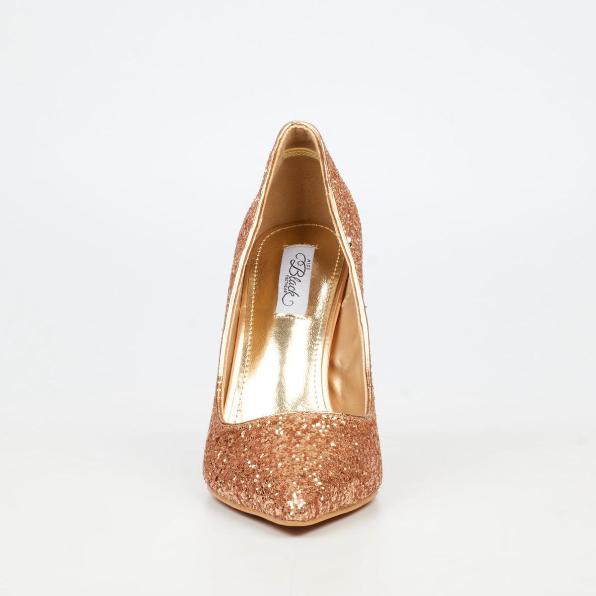 Miss Black Heels Miss Black Ladies Lola 70 Heels -Rose Gold