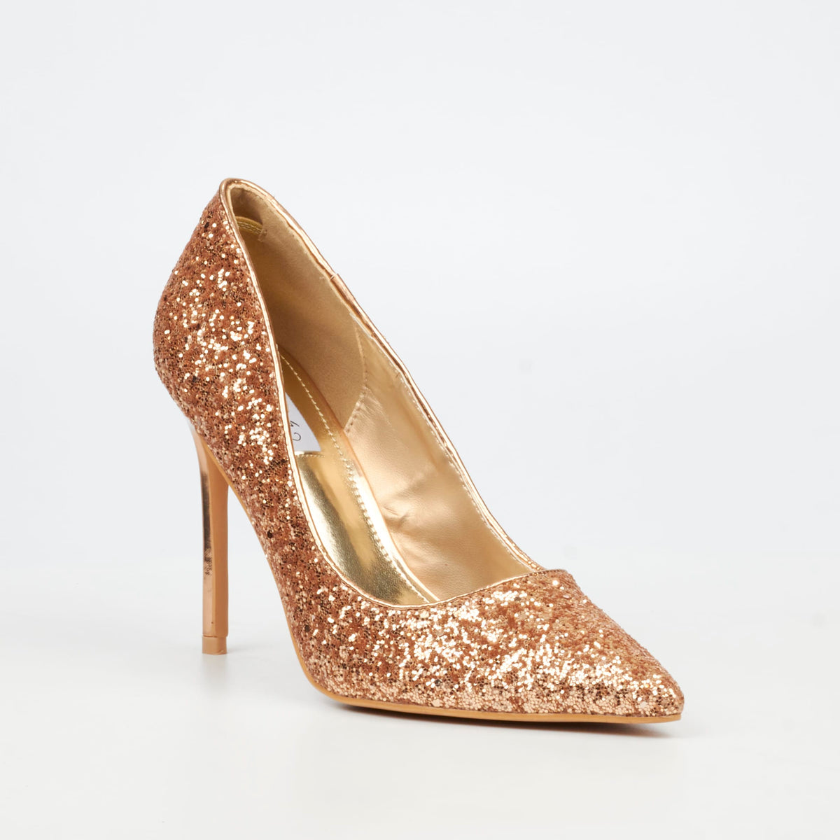 Miss Black Heels Miss Black Ladies Lola 70 Heels -Rose Gold