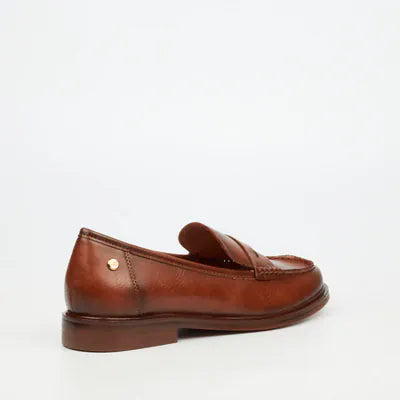 Miss Black Heels Miss Black Ladies Sasko 1 Faux Leather Shoe-Tan