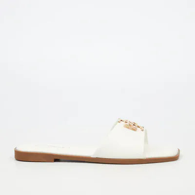 Miss Black Ladies Sandals 3 Miss Black Naledi 1 Sandal - White
