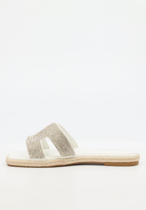 Miss Black Ladies Sandals Miss Black Women's Harper 1 White (7810325839961)