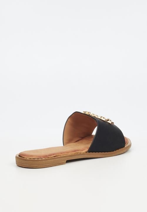 Miss Black Ladies Sandals Miss Black Women's Honor 2 Black