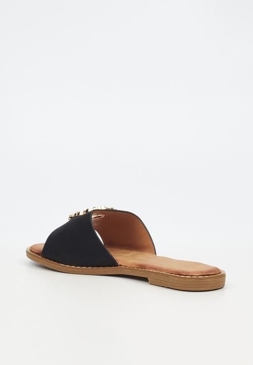 Miss Black Ladies Sandals Miss Black Women's Honor 2 Black