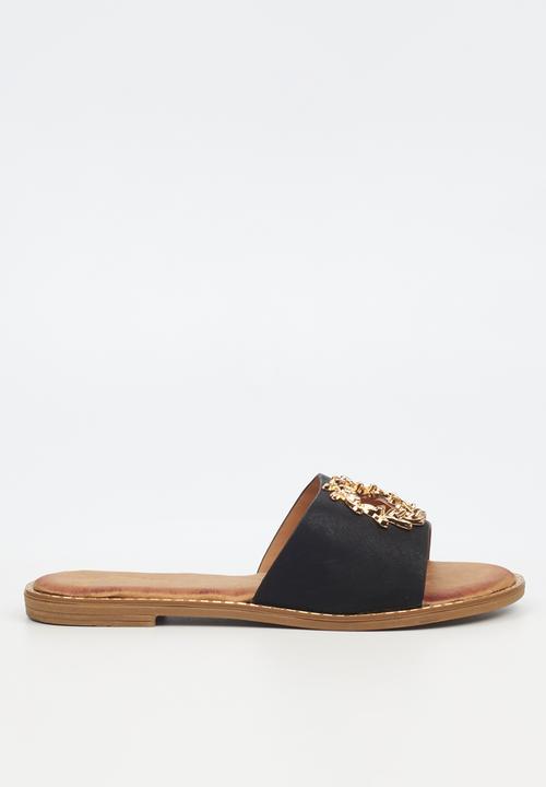 Miss Black Ladies Sandals Miss Black Women's Honor 2 Black (7810326364249)
