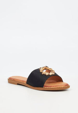 Miss Black Ladies Sandals Miss Black Women's Honor 2 Black (7810326364249)