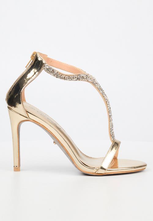 Miss Black Ladies Sandals Miss Black Women's Jazz 18 Gold (7810327740505)