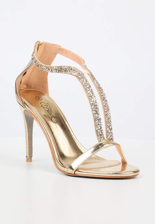 Miss Black Ladies Sandals Miss Black Women's Jazz 18 Gold (7810327740505)