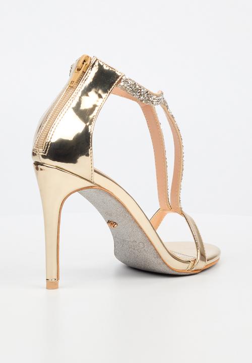 Miss Black Ladies Sandals Miss Black Women's Jazz 18 Gold (7810327740505)